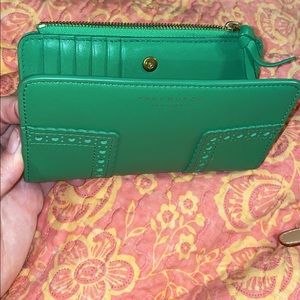 Tory Burch green wallet